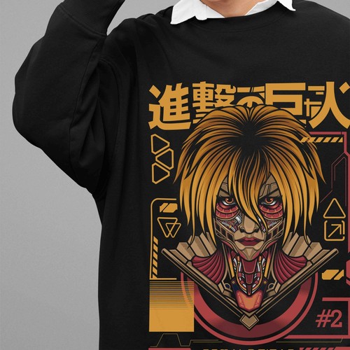 Felpa attack titan - on,