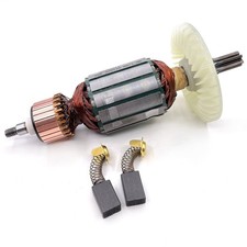 Motore Ancoraggio Rotore Runner + Spazzole Carbone per HITACHI DH40MR DH40MRY DH40FR DH40SR