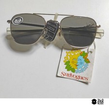 AO American Optical Lozza rari occhiali da sole pilota vintage 1970s (medium) 