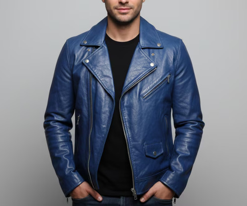 Giacca motociclista uomo - giacca,