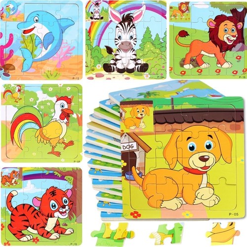 Puzzle legno per - in, bambini