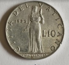 10 Lire 1953 Città Del