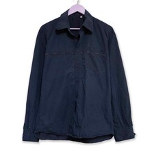 Camicia Versace blu scura a