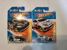 HOT WHEELS 2011 KEN BLOCK FORD FIESTA SIA BIANCO CHE NERO *LEGGERE DESCRIZIONE*