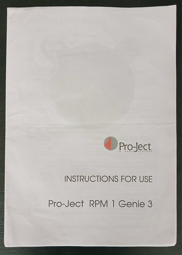 Pro ject rpm - pro-ject, 1