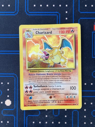 Pokemon card charizard 4 102 - pokemon,