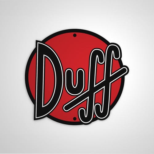 Adesivo duff beer logo - beer,