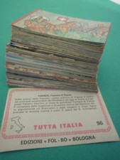Lotto Figurine TUTTA ITALIA Fol Bo Nuove NEW F8