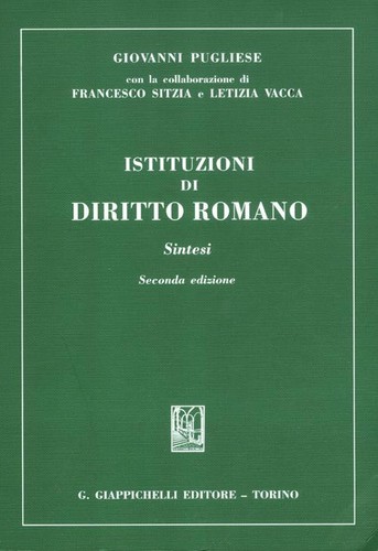 Istituzioni diritto romano - di,