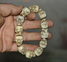 Bracciale amuleto testa