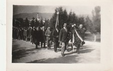 B5 - Foto Photo Fotografia 1955 - Corteo Messa Asiago