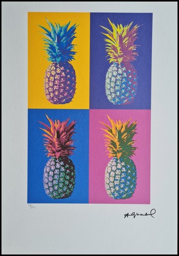 Andy warhol ananas - andy, firmato