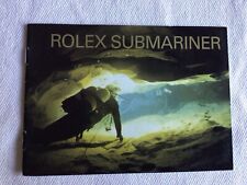 Libretto Booklet Rolex Submariner 594.52 Eng - 5.2009 Inglese