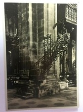 COMO -CATTEDRALE SCALA DELL'ORGANO RINGHIERA IN FERRO BATTUTO F/G B/N VIAG 1948