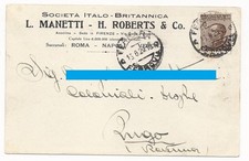 Firenze - Manetti Roberts - Società Italo Britannica  Prod. Chimici Farmaceutici