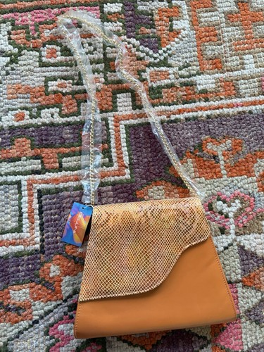 Bellini orange purse handbag - orange,