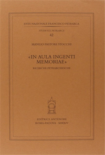 Pastore stocchi manlio in - -, «in