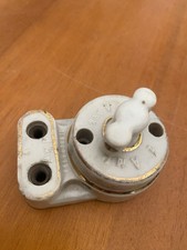 ANTICO INTERRUTTORE con spina IN CERAMICA-D'EPOCA-VINTAGE -USATO