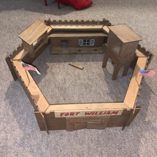 Raytel Vintage Legno Fort William Cowboys Indiani Western