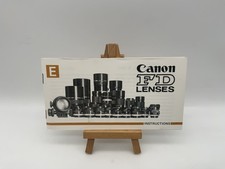 Manuale D'uso Obiettivi Canon FD Inglese