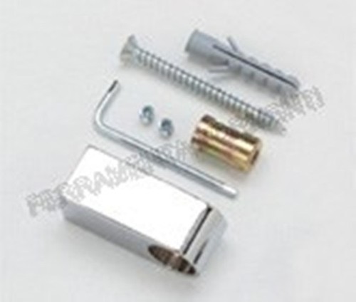 Supporto cromo lucido per tubo - cromo,