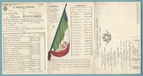Bandiera scuola militare - bandiera,