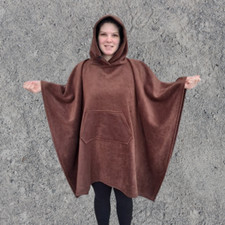 Chocolate Brown Fleece Hooded