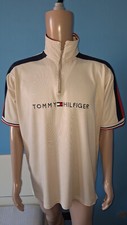 TOMMY HILFIGER T-SHIRT UOMO MANICA CORTA COLOR BEIGE TAGLIA XL
