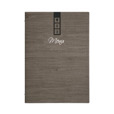 PORTA MENU' COL. ACERO NOCE