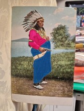 Cartolina Indiani d'America  Capo Indiano 1909 PI478 *