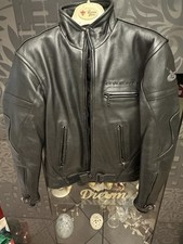 Giacca moto “ Giudici “ In Vera  pelle  Unisex - Taglia XXS