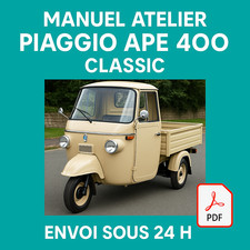 Manuel Atelier Piaggio APE 400