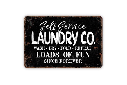 Insegna self service laundry - self,