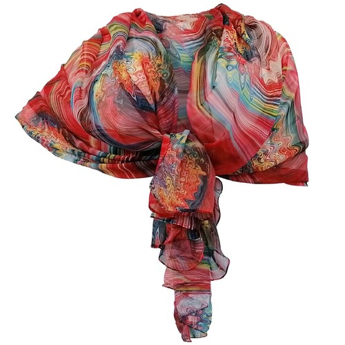 Elegante fucsia sciarpa - fucsia,