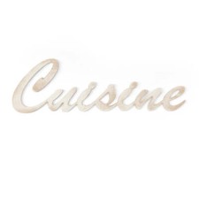 Scritta Cuisine in legno