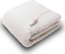 AR415 Termocoperta Scaldaletto Piazza E Mezza Morpheo 100% Pura Lana