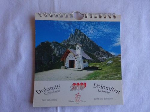 Dolomiti calendario del 2000 - dolomiti,