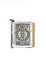 Antico calendario tascabile miniatura d'epoca francese 1906 Vintage