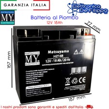 BATTERIA A PIOMBO 12V 18AH