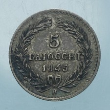GREGORIO XVI 5 BAIOCCHI 1845