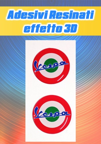 Adesivi logo piaggio vespa - adesivi,