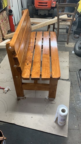 Realizzo panchina legno da - realizzo,
