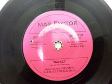ALEXANDER BAZAZZ BAND  BAZZAZ RARE SINGLE 7" 45  record VG+