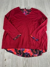 Maglione donna NYDJ rosso e