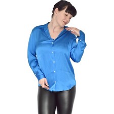 ZARA* Camicia In Seta Lucida