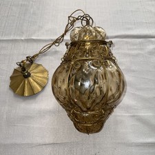 Lanterna a sospensione vintage Vénitienne En Verre soufflé lanterna di Murano soffiaggio a mano