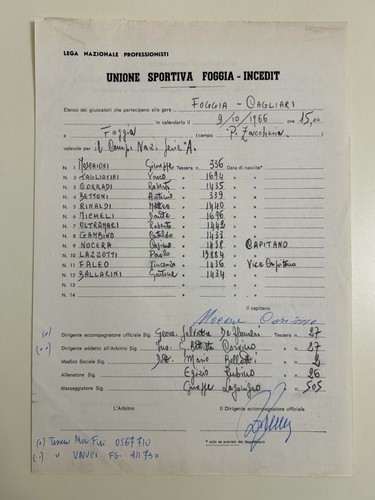 Foggia vs cagliari - foggia,