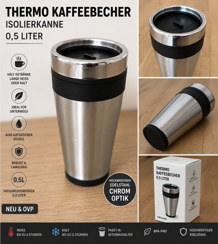 Tazza caffè termica 5 - da, l