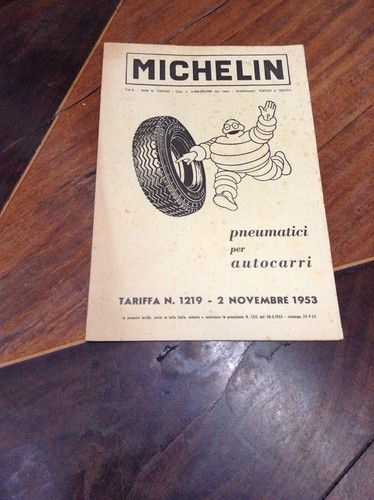Michelin tariffa 1219 1953 - tariffa, n°1219