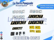 ADESIVI DECALCOMANIA TRATTORE